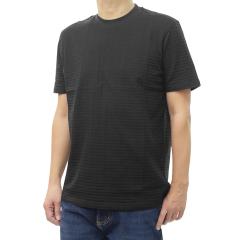 EMPORIO ARMANI �G���|���I�A���}�[�j �����Y �N���[�l�b�NT�V���c EM004594 AF10762 �u���b�N 2026�t�ĐV��