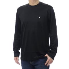 EMPORIO ARMANI �G���|���I�A���}�[�j �����Y�N���[�l�b�N�����OT�V���c EM004591 AF13747 �u���b�N 2026�t�ĐV��