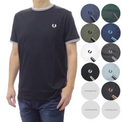 FRED PERRY �t���b�h�y���[ �����Y�N���[�l�b�NT�V���c M1588V / TWIN TIPPED T-SHIRT 2026�t�ĐV��