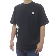 FRED PERRY �t���b�h�y���[ T�V���c �����Y �N���[�l�b�NT�V���c ���� �g�b�v�X M2440 / TEXTURED LAUREL WREATH T-SHIRT �u���b�N 2026