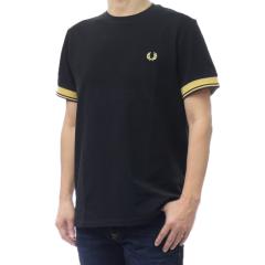 FRED PERRY �t���b�h�y���[ �����Y�N���[�l�b�NT�V���c M2396 / TWIN TIPPED CUFF T-SHIRT �u���b�N 2026�t�ĐV��