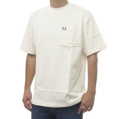 FRED PERRY �t���b�h�y���[ T�V���c �����Y �N���[�l�b�NT�V���c ���� �g�b�v�X M2408 / POCKET DETAIL T-SHIRT �A�C�{���[ 2026�t�ĐV��