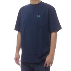 FRED PERRY �t���b�h�y���[ T�V���c �����Y �N���[�l�b�NT�V���c ���� �g�b�v�X M2408 / POCKET DETAIL T-SHIRT �l�C�r�[ 2026�t�ĐV��