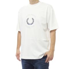 FRED PERRY �t���b�h�y���[ T�V���c �����Y �N���[�l�b�NT�V���c ���� �g�b�v�X M2459 / CIRCLE GRAPHIC T-SHIRT �z���C�g 2026�t�ĐV��