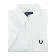 FRED PERRY �t���b�h�y���[ �����Y�I�b�N�X�t�H�[�h�V���c M8730 / OXFORD SHIRT �z���C�g ��Ԑl�C���i