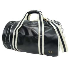 FRED PERRY �t���b�h�y���[ �����Y�o�����o�b�O L7255 / CLASSIC BARREL BAG �u���b�N ��Ԑl�C���i