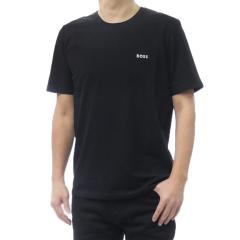 HUGO BOSS �q���[�S�{�X �����Y�N���[�l�b�NT�V���c 50493727 10250129 / Mix��Match T-Shirt R �u���b�N 2026�t�ĐV��