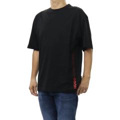 HUGO�EHUGO BOSS �q���[�S�{�X �����Y�N���[�l�b�NT�V���c 50561117 10250129 / TIKI T-SHIRT �u���b�N 2026�t�ĐV��