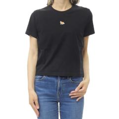 MAISON KITSUNE ���]���L�c�l T�V���c ���f�B�[�X �N���[�l�b�NT�V���c ���� �g�b�v�X PW00111KJ7026 / BABY FOX BABY TEE-SHIRT �u���b