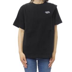 MAISON KITSUNE ���]���L�c�l T�V���c ���f�B�[�X �N���[�l�b�NT�V���c ���� �g�b�v�X PW00114KJ0119 / HAND WRITING COMFORT TEE-SHIRT 