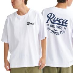 RVCA ���[�J T�V���c �����Y �N���[�l�b�NT�V���c ���� BG041204 / SCRIPT SEALED SS �z���C�g 2026�t�ĐV��