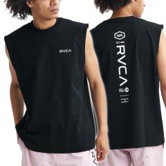 RVCA ���[�J �����Y�T�[�t�^���N�g�b�v BG041862 / STARIGHT WAY SFTT �u���b�N 2026�t�ĐV��