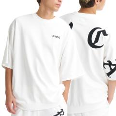 RVCA ���[�J T�V���c �����Y �N���[�l�b�NT�V���c ���� BG041002 / BACK SIDE ARCH IRON SS �z���C�g 2026�t�ĐV��