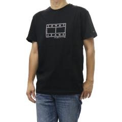 TOMMY JEANS �g�~�[�W�[���Y T�V���c �����Y �N���[�l�b�NT�V���c ���� ��100�� DM22317 �u���b�N 2026�t�ĐV��