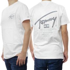 TOMMY JEANS �g�~�[�W�[���Y �����Y�N���[�l�b�NT�V���c DM22320 �z���C�g 2026�t�ĐV��