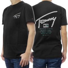 TOMMY JEANS �g�~�[�W�[���Y �����Y�N���[�l�b�NT�V���c DM22320 �u���b�N 2026�t�ĐV��