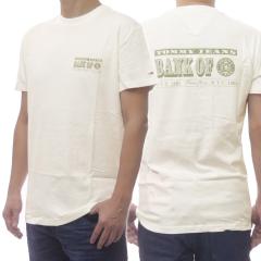 TOMMY JEANS �g�~�[�W�[���Y �����Y�N���[�l�b�NT�V���c DM22329 �z���C�g 2026�t�ĐV��