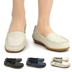 ���f�B�[�X ���[�t�@�[ ���J�V�� ���U�[ �t���b�g�V���[�Y ���[�q�[�� YK0001 �I���S�� ORUGORU 