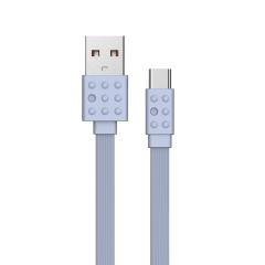 REMAX �X�}�z Type-C �}���[�d �]���P�[�u�� ���}�b�N�X 2.1A 1.2m PRODA LEGO �O���[ PC-01a �t���b�g�P�[�u�� ��v �݂͂₷��