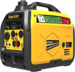 YUKATO インバーター発電機 定格出力3.0KVA 50HZ/60HZ切替 過負荷保護 防災製品等推奨品 PSE認証 防音型 高出力 正弦波 ガソリン発電機