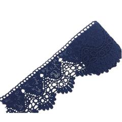 幅:9CM 弾力なし、花モチーフ付刺繍入りレース、アクセサリー テーブル掛け、カーテン、ウェディングドレス、DIY、服装装飾(1