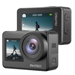 AKASO BRAVE 7 アクションカメラ4K30FPS IPX8本機防水10M 水中カメラ 手ぶれ補正付き アクションカム 外部マイク対応 ウェアラブルカメラ