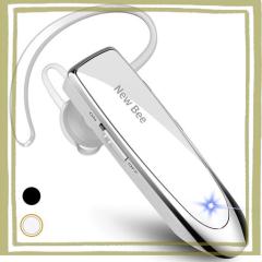 NEW BEE BLUETOOTH イヤホン 片耳 ブルートゥースイヤホン 耳掛け式 マイク内蔵 ハンズフリー通話 260MAH