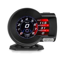 OBD2 メーター MAGICIAN F835 魔術師 OBD 英語版 車HUD ヘッドアップディスプレイ 多機能デジタルメーター 車載スピードメーター タコメ