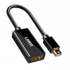 アクティブ MINI DISPLAYPORT HDMI 変換アダプタ 【4K@60HZ】アクティブ 変換 アダプタ ACTIVE 23CM 3D対応 ミニディスプレイポート - HD