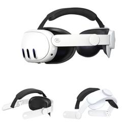 YIPUVR FOR META QUEST 3/3Sヘッドセット用ヘッドストラップ 調節可能なエリートヘッドバンド交換用 サポー