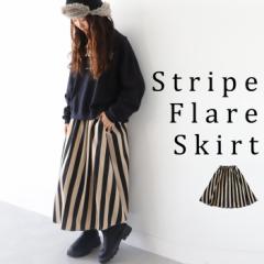 フレアスカート 柄 スカート ボトムス ロング ジュニア 子供服・(500)メール便可 JR