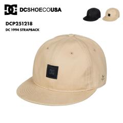 DC SHOES/�f�B�[�V�[ �����Y �L���b�v DC 1994 STRAPBACK 2025 SPRING DCP251218 �X�q �ڂ��� ���O���΍� UV�΍� �T�C�Y���� ���n �V���v
