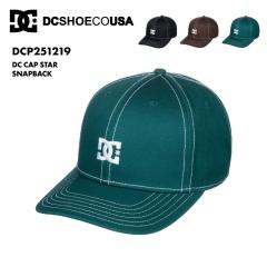 DC SHOES/�f�B�[�V�[ �����Y �L���b�v DC CAP STAR SNAPBACK 2025 SPRING DCP251219 �X�q �ڂ��� ���O���΍� �x�[�X�{�[���L���b�v �T�C