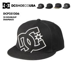 DC SHOES/�f�B�[�V�[ �����Y �L���b�v 25 DOUBLEUP SNAPBACK 2025 SPRING DCP251206 �X�q �ڂ��� ���O���΍� �x�[�X�{�[���L���b�v �T�C