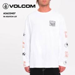 VOLCOM/�{���R�� �����Y ���� T�V���c FA KEUTCHI LST 2024 FALL �����O�X���[�u ����T ������ �R�b�g�� �����b�N�X�t�B�b�g �X�N���[��