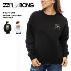 BILLABONG/r{ fB[X g[i[ PATTERN LOGO SWEAT CREW NECK 2024 FALL   H~ ёf Rbg100 o[v