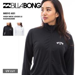 BILLABONG/�r���{�� ���f�B�[�X ����ZIPUP���b�V���K�[�h HIGH NECK LOOSE LS RASHGUARD 2024 SUMMER BE01C-851