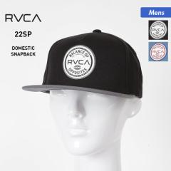 RVCA ルーカ キャップ 帽子 メンズ BC041-915 ロゴ 紫外線対策 サイズ調節OK ぼうし フラットバイザー 平つば 男性用 10%OFF