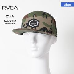 RVCA ルーカ キャップ 帽子 メンズ BB042-901 サイズ調節OK フラットバイザー 平つば ぼうし カモ柄 男性用 10%OFF