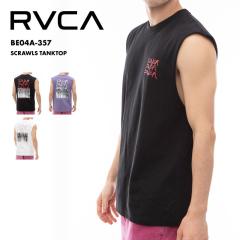 RVCA/���[�J �����Y �^���N�g�b�v SCRAWLS TANKTOP 2024 SUMMER �m�[�X���[�u ���Ȃ� �g�b�v�X �ĕ� �o�b�N�v�����g ������� BE04A-357