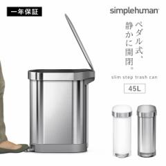  simplehuman Vvq[} K㗝XE1Nۏؕt 45L XeX ݔ  ܌Ȃ y_ Lb` W ӂt 