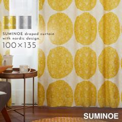 �J�[�e�� �Ռ� 100�~135cm �k�� �Ռ��J�[�e�� 1�� �g�s�A���[ �h���[�v 1���� ���{�� �􂦂� ������� �`��L�����H �X�~�m�G SUMINOE DE