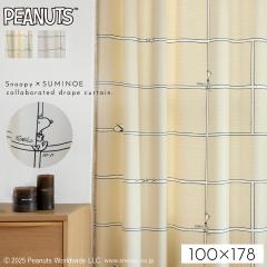 �X�k�[�s�[ �J�[�e�� �Ռ� 100�~178cm PEANUTS �s�[�i�b�c �R�~�b�N�O���b�h �X�k�[�s�[�C���e���A �h���[�v�J�[�e�� 1���� ���{�� ��