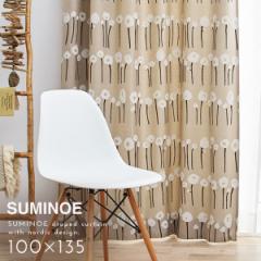 �J�[�e�� �Ռ� 100�~135cm �k�� �Ռ��J�[�e�� 1�� �n�c�i�M �h���[�v 1���� ���{�� �􂦂� ������� �`��L�����H �X�~�m�G SUMINOE DESI