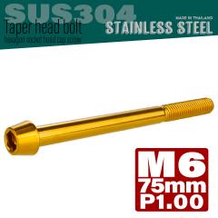 M6�~75mm P1.0 �e�[�p�[�w�b�h �L���b�v�{���g �X�e�����X�� �N�����N�P�[�X�Ȃǂ̃G���W������� �S�[���h TB0084