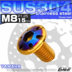 �u���[�L �f�B�X�N ���[�^�[ �{���g M8�~15mm P1.25 �f�U�C���w�b�h ���}�n�p SUS�X�e�����X�� �S�[���h���u���[ TD0375