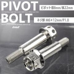 �o�C�N���o�[ ��t�p �s�{�b�g�{���g �s�{�b�g�a8mm M6 P1.0 �X�e�����X ���C���[���b�N�� �V���o�[ 2�{�Z�b�g TH0541