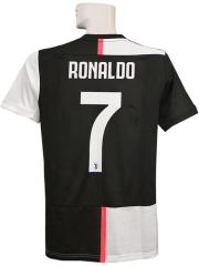 大人用 A116 19 ユベントス RONALDO*7 ロナウド 黒黄 ゲームシャツ