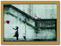 oNV[ Banksy CeAA[g Girl with Balloon DƏ VS-1002NA-A4 t[J[Fi` TCYFA4 kar-10054176s