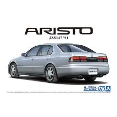 アオシマ トヨタ JZS147 アリスト 3.0V／Q'91 1／24 【ザ☆モデルカー